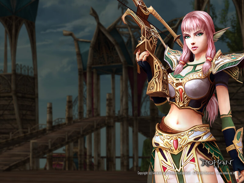 elf archer in ornate armor