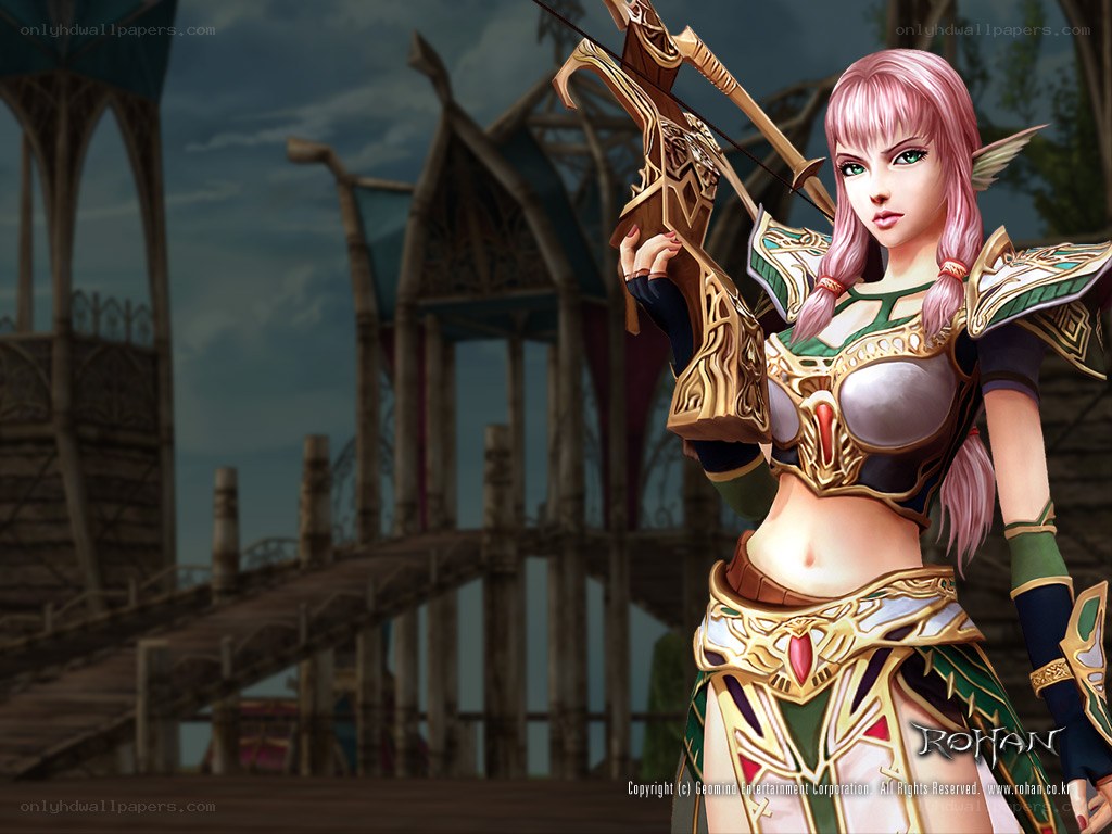 elf archer in ornate armor