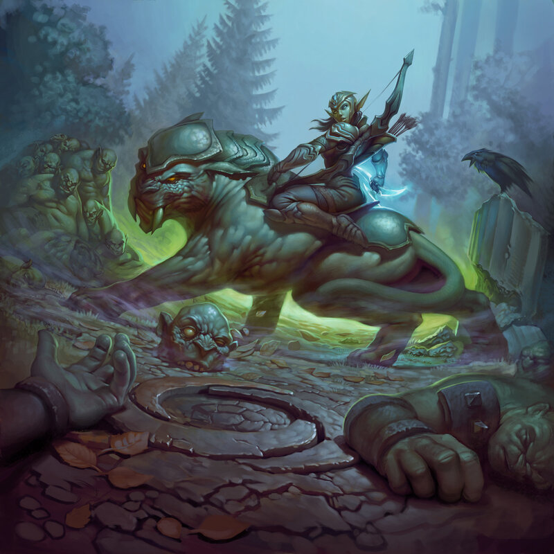 Elf Archer on Beast