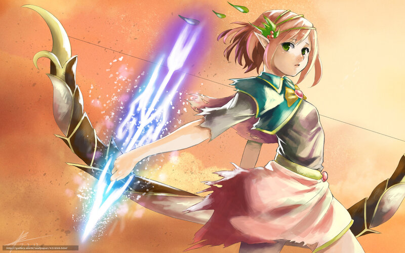 Elf Archer Shooting Arrow