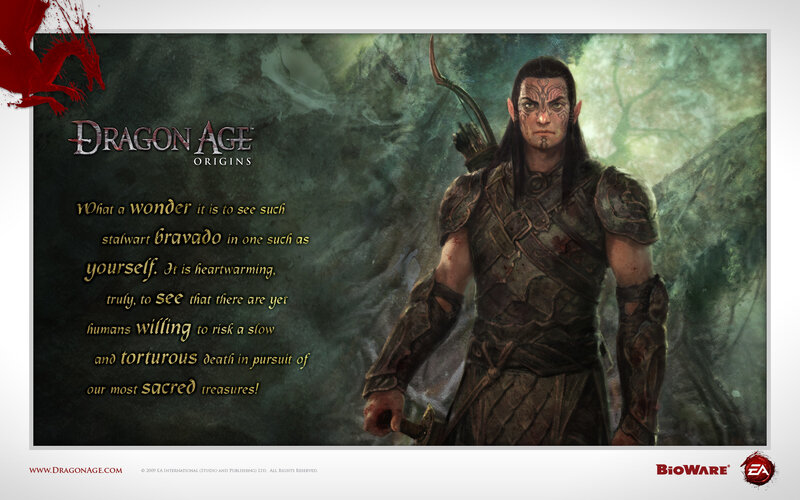 Elf Archer Warrior — Green, Dramatic