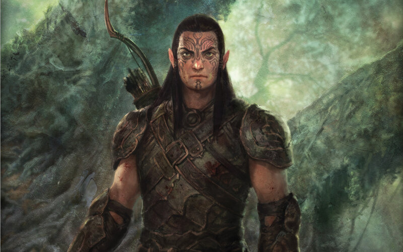 Elf Archer Warrior — Green