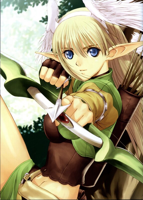 elf archer with bow