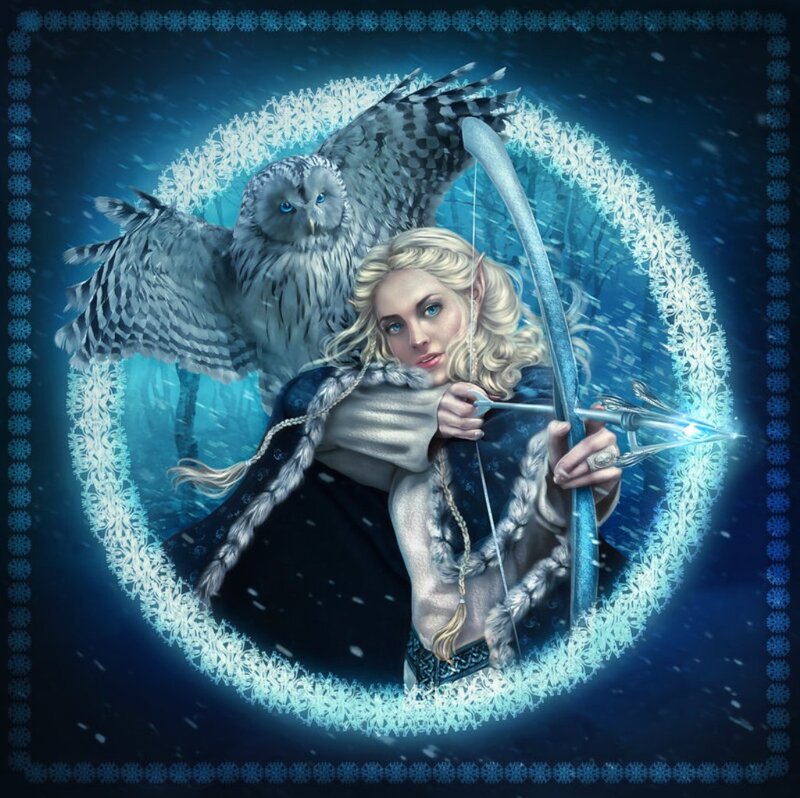 Elf Archer with Owl