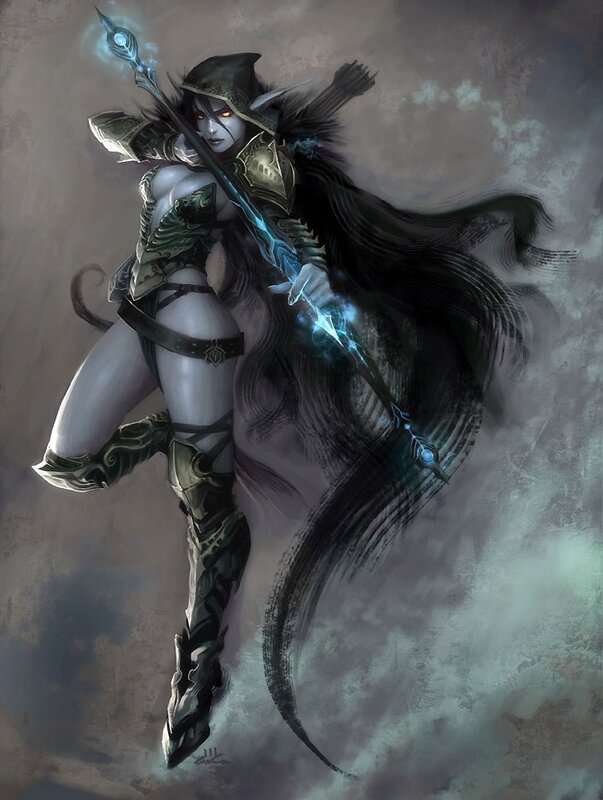 Elf Archer with Staff