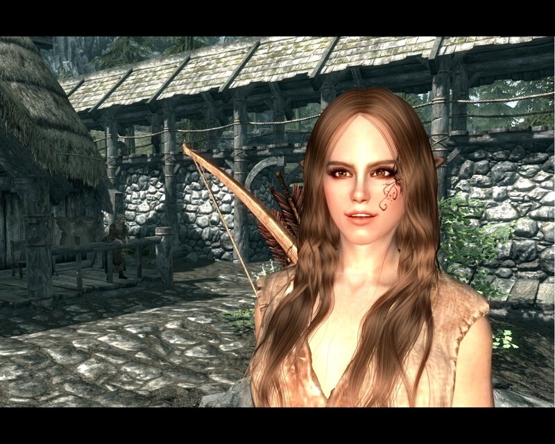 Elf Archer Woman — Brown, Calm, Afternoon