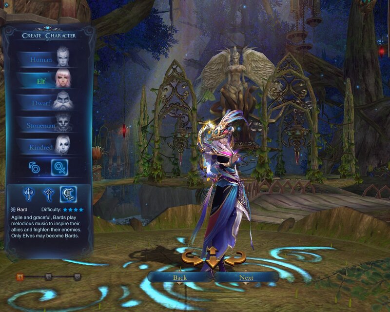 Elf Bard Character