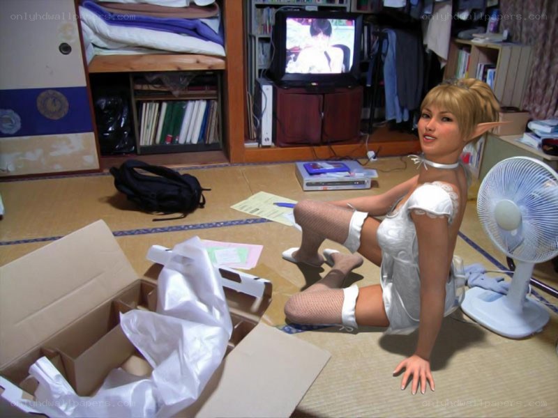 elf character in a room