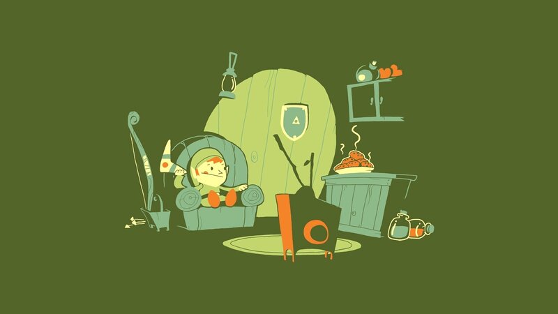 Elf Character in Chair