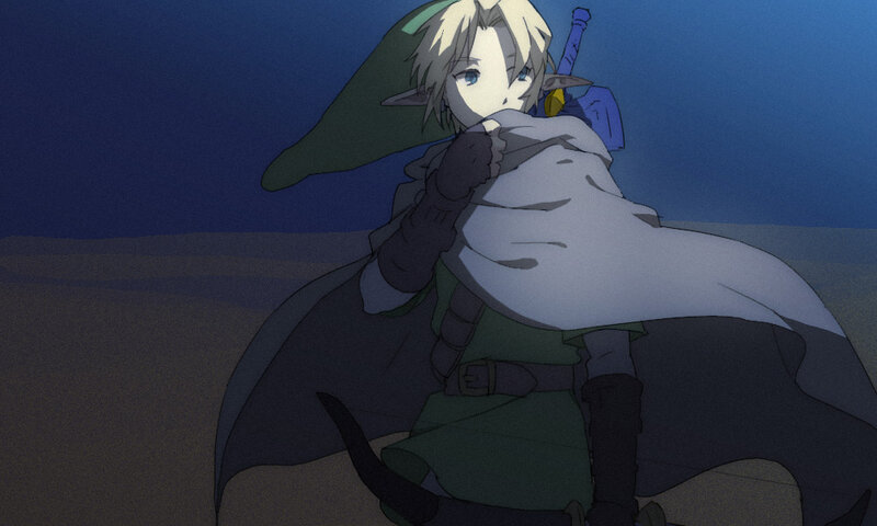 elf character in desert