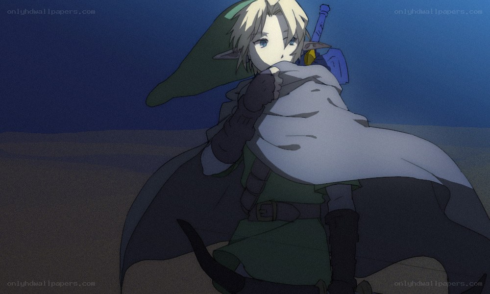 elf character in desert