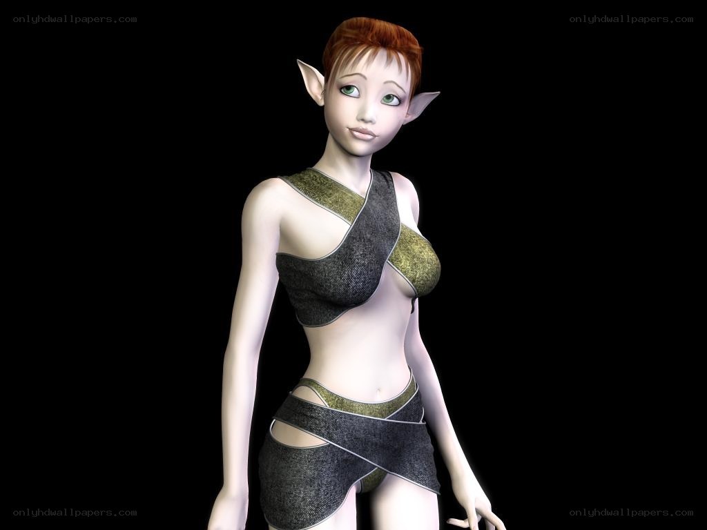 elf character in fantasy attire