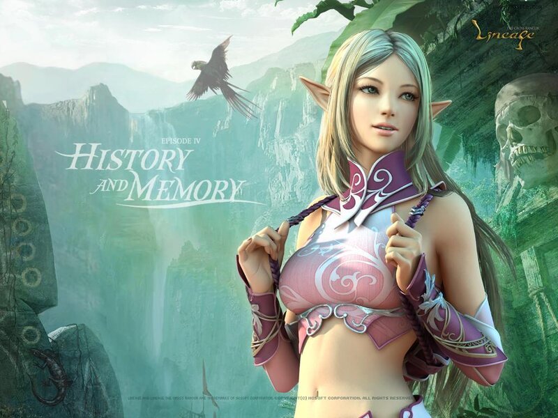 elf character in fantasy landscape