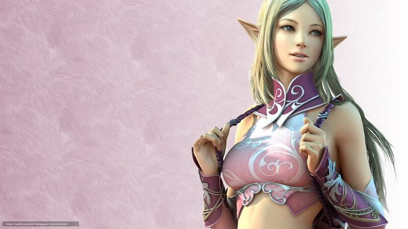 elf character in pink armor