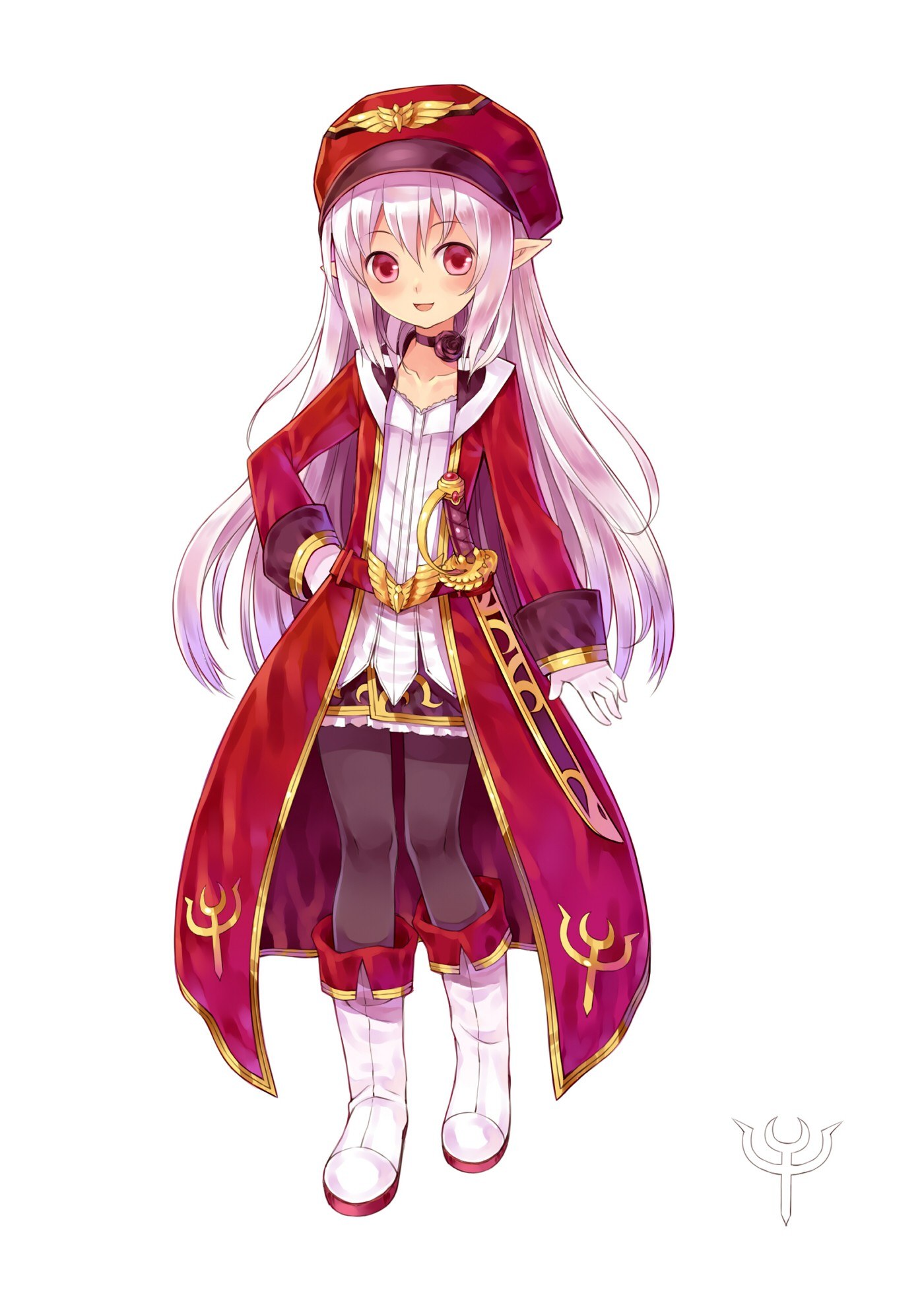 elf character in red coat