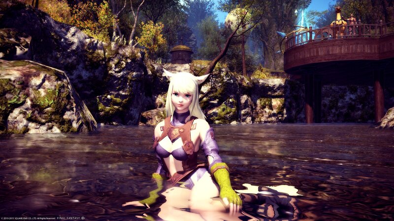 Elf Character in Water