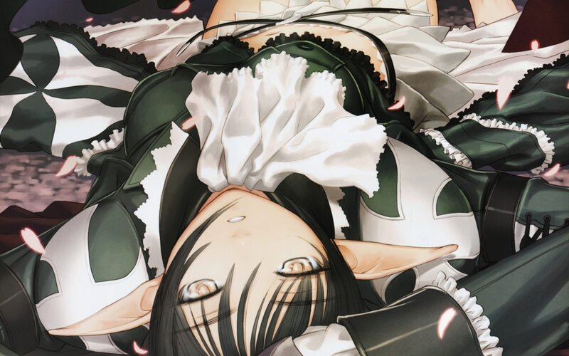 elf character lying down