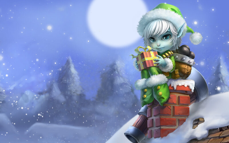 Elf Character on Chimney