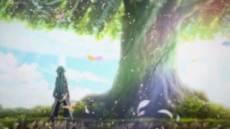Elf Character under Tree