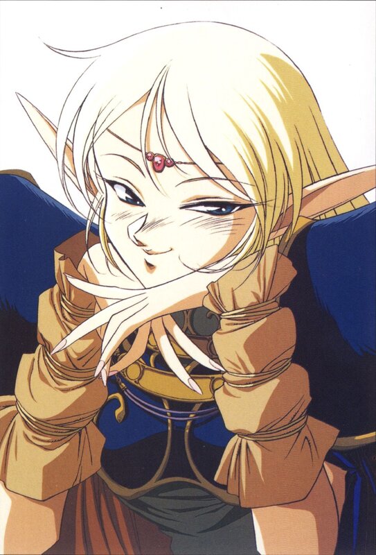 Elf Character with Long Nails