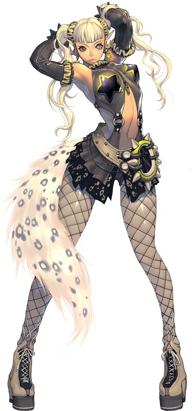elf character with long tail