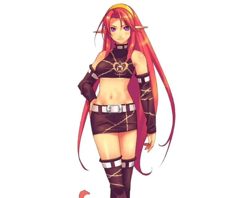 elf character with red hair