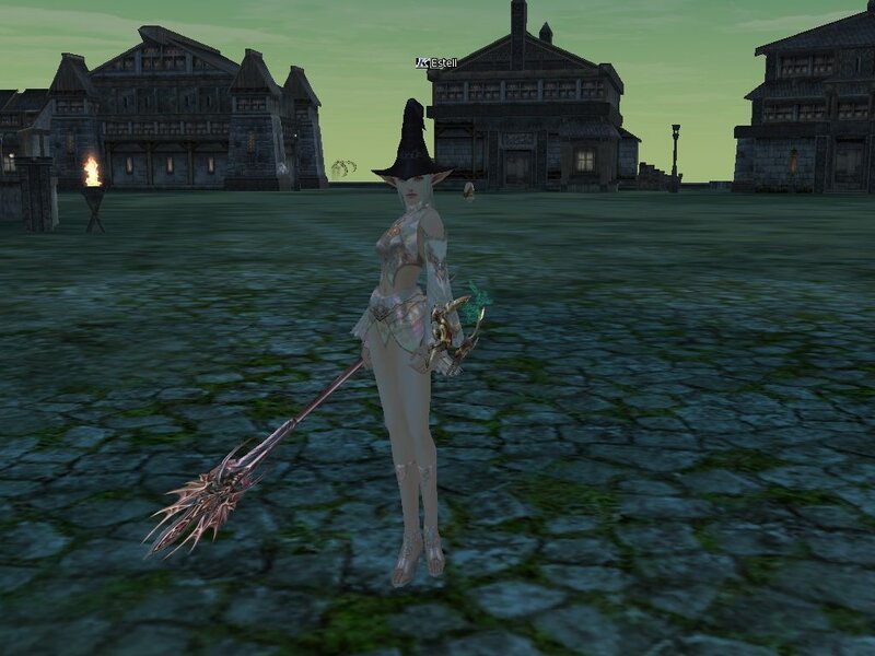 Elf Character with Staff