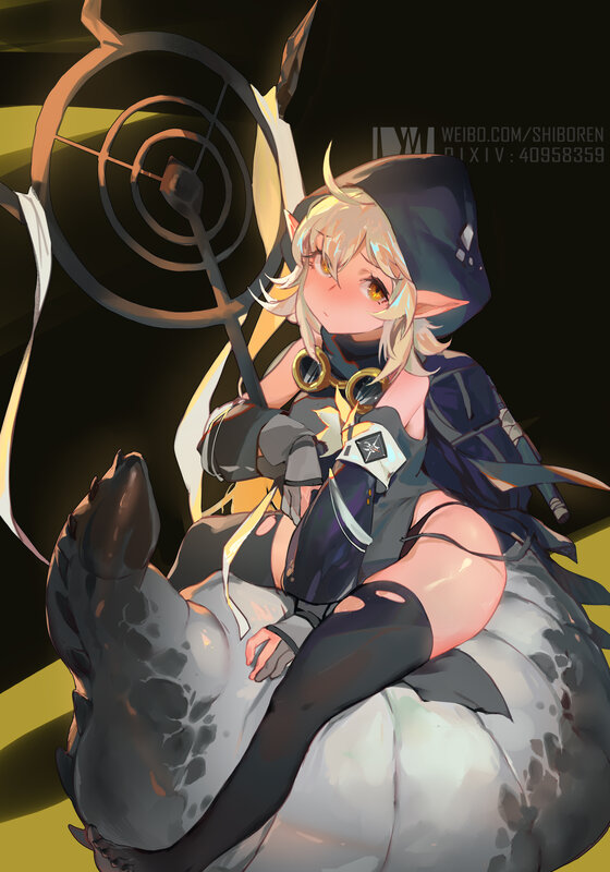 Elf Character with Weapon