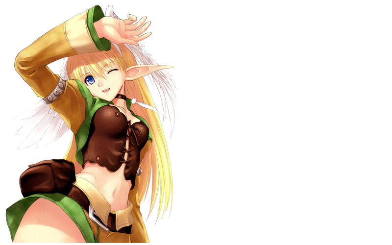 elf character with wings