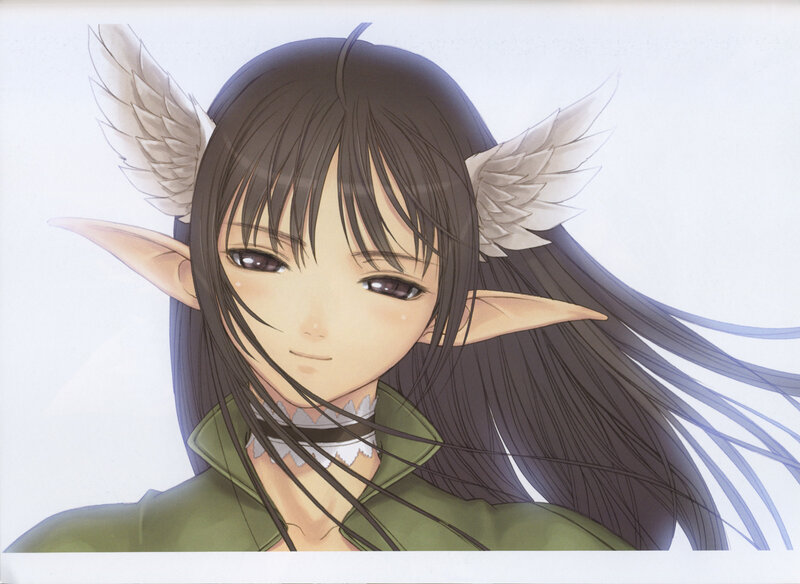 elf character with wings