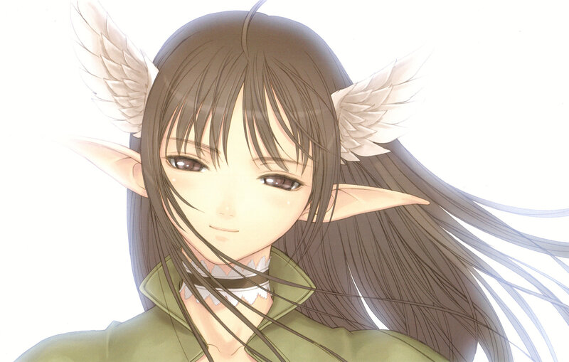Elf Character with Wings — Brown
