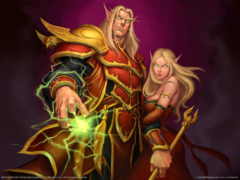 Elf Characters Casting Spell