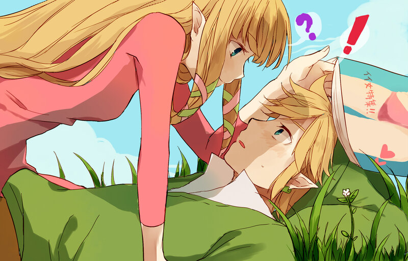 Elf Couple in Grass