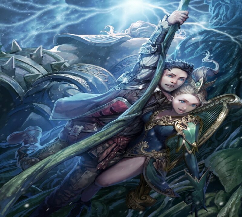 Elf Couple in Storm