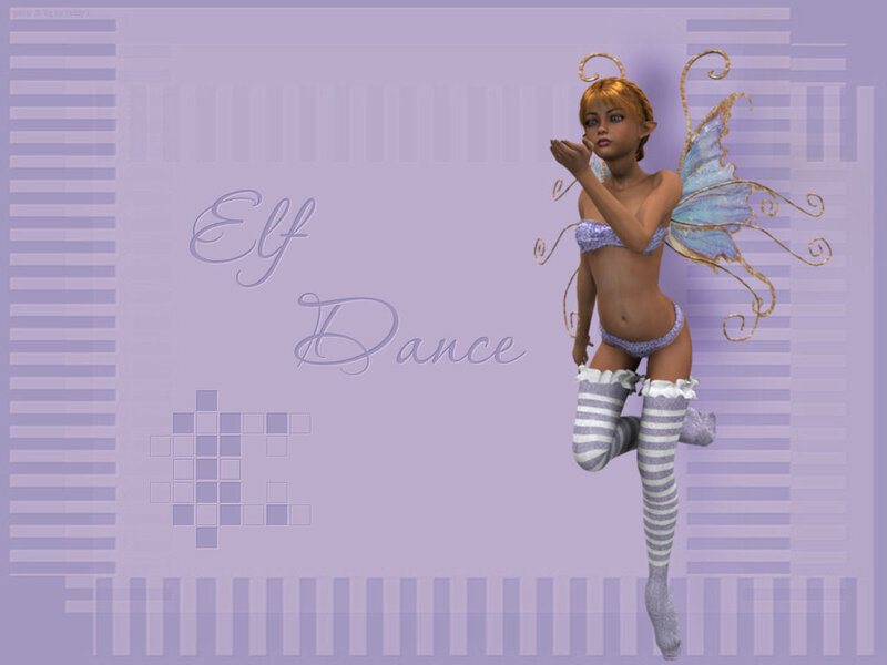 elf dance character art