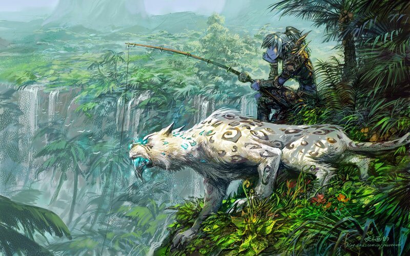 Elf Fishing with Jaguar