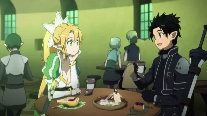 Elf Girl and Boy at Table