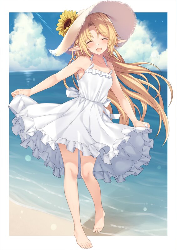 Elf Girl at Beach