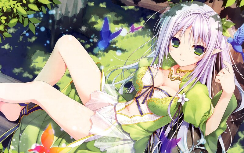 elf girl in forest