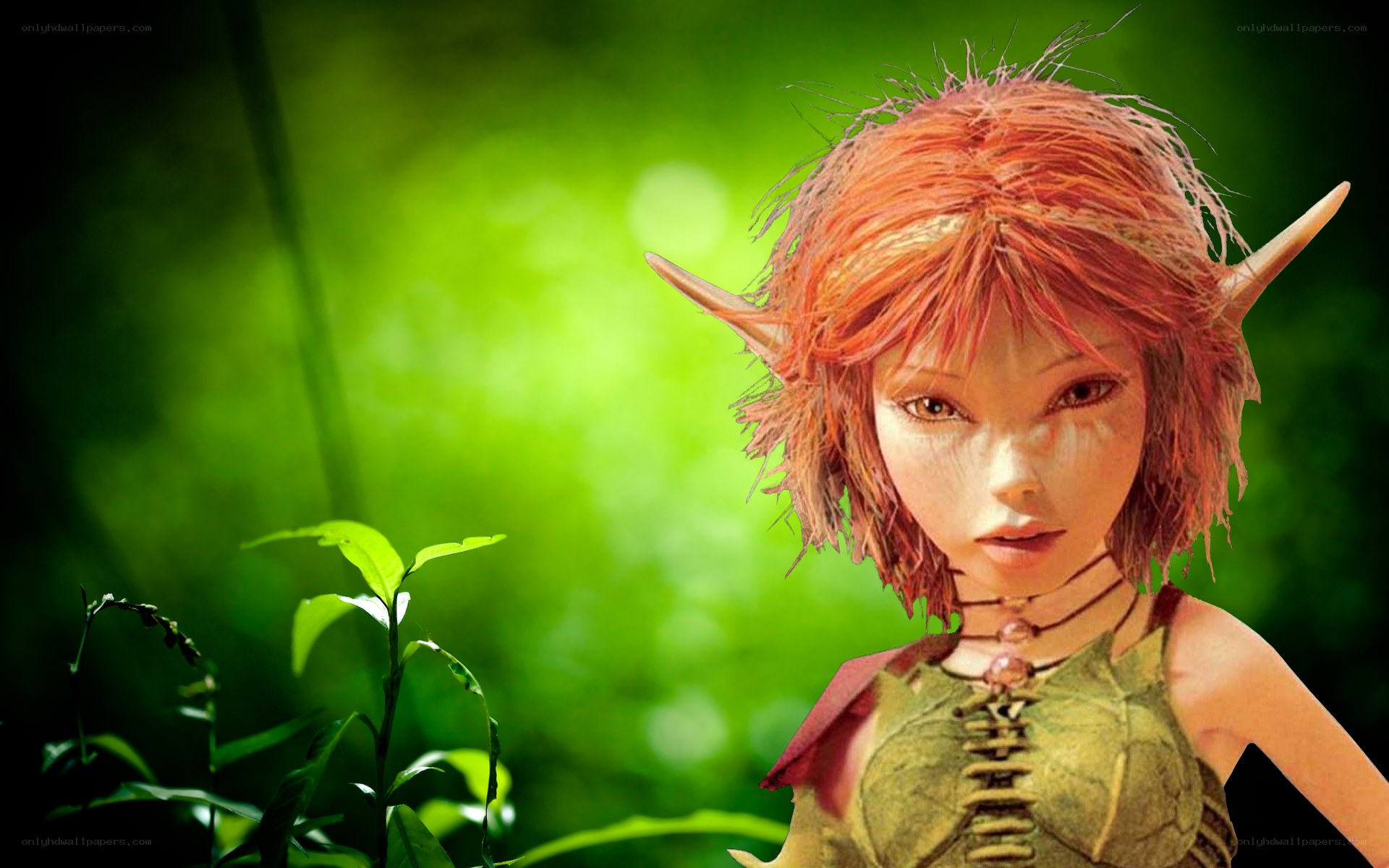elf girl in forest