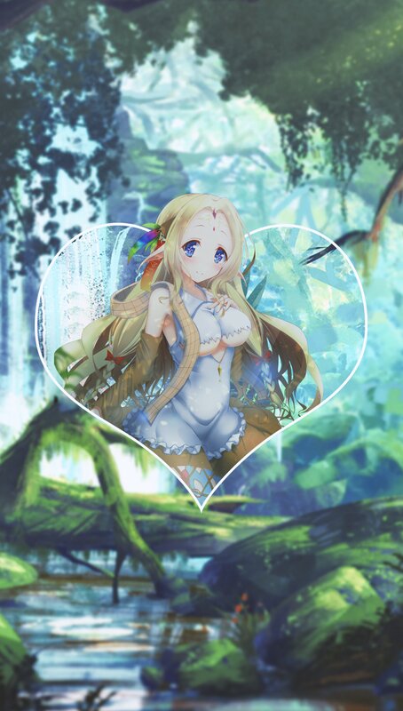 Elf Girl in Forest — Green, Serene, Afternoon, Anime, Stream