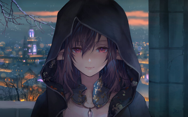 Elf Girl in Hood