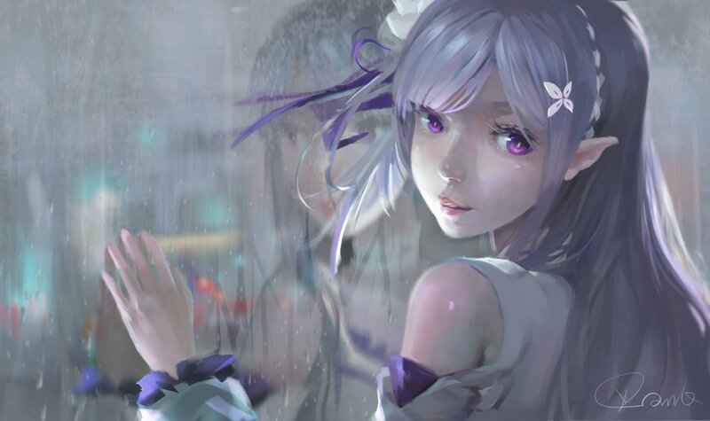 Elf Girl in Rain