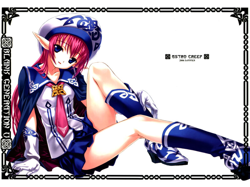 elf girl in sailor outfit