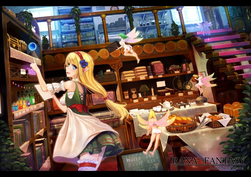 Elf Girl in Shop