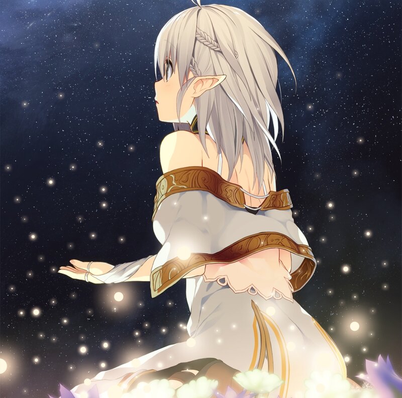 Elf Girl in Starry Sky