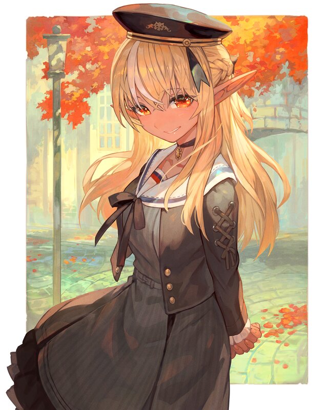 Elf Girl in Uniform