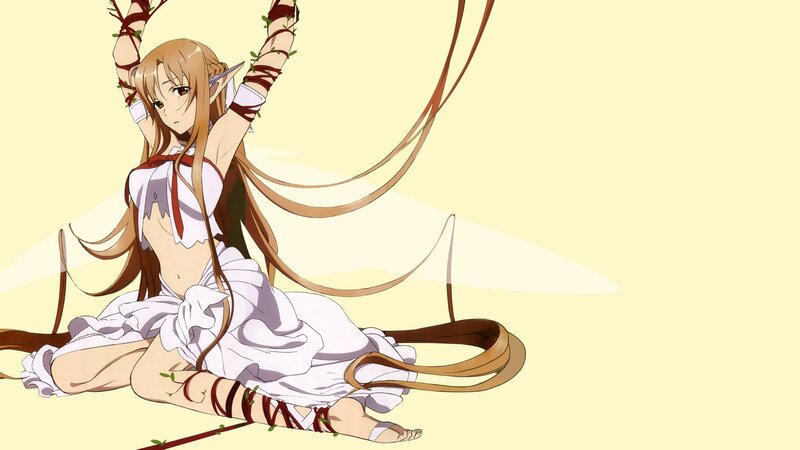 elf girl in white dress