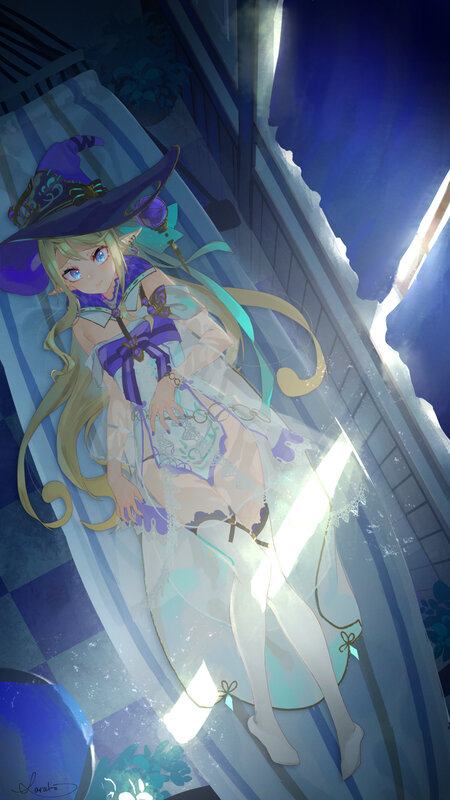 Elf Girl in Witch Hat