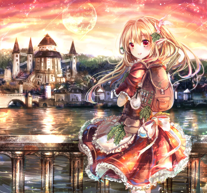 Elf Girl on Bridge